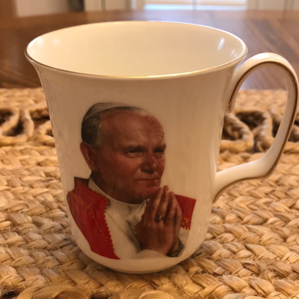 Commemorating The Visit Of His Holiness Pope John Paul II Mug 1984